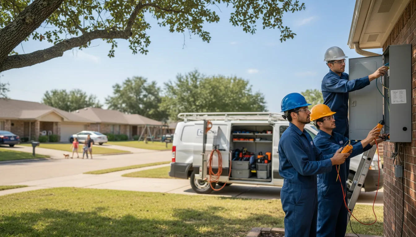 Certified electrician providing emergency electrical services in Pitcher, NY